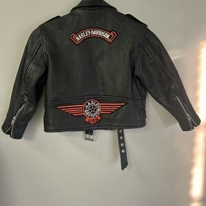 Vintage‎ UNIK 1990’s Harley Davidson Toddler Leather Collection XL/10
